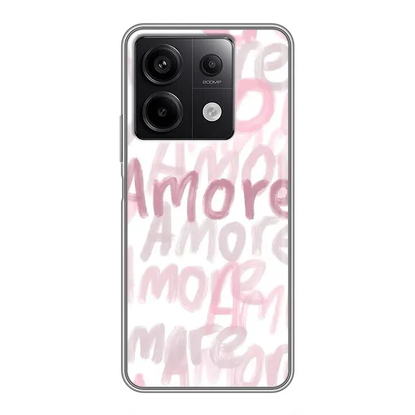 Чохол з принтом «Аморе любов» для Xiaomi Redmi Note 13 (5G) Чохол з принтом «Аморе любов» для Xiaomi Redmi Note 13 (5G)