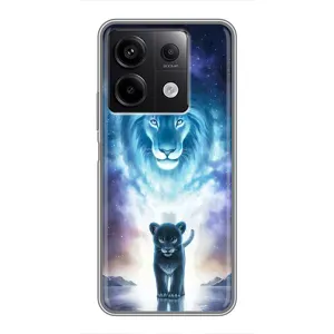 Чехол со Львом для Xiaomi Redmi Note 13 (5G) (VPrint) (Маленький лев)