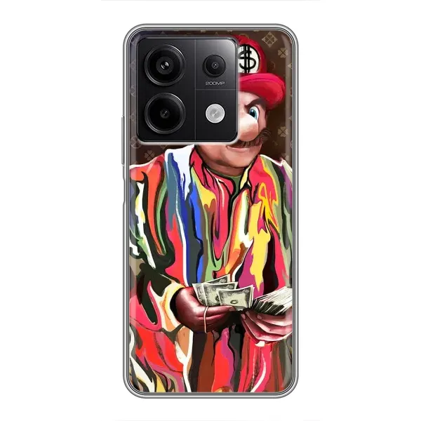 Чехол с принтом «Mario LV» для Xiaomi Redmi Note 13 (5G)