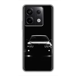 Чехол для Редми Нот 13 (5G) - с принтом БМВ (AlphaPrint) (Машина BMW)