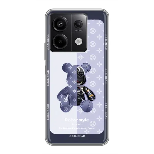 Чохол з принтом «Медведик LV» для Xiaomi Redmi Note 13 (5G)