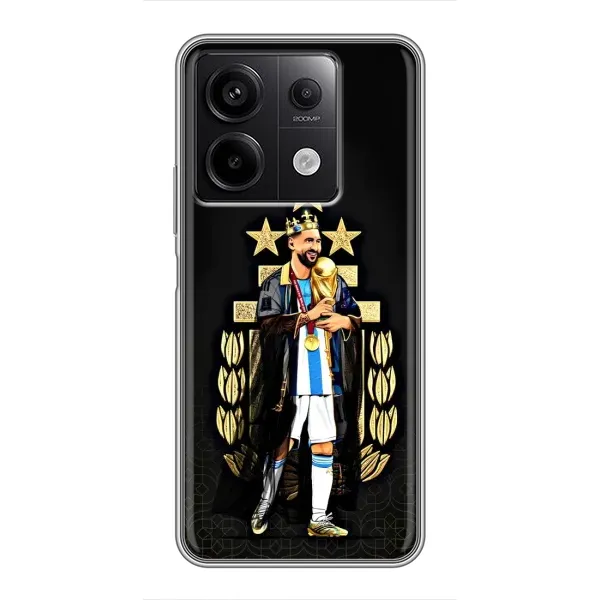 Чехол с принтом «Месси Король» для Xiaomi Redmi Note 13 (5G)