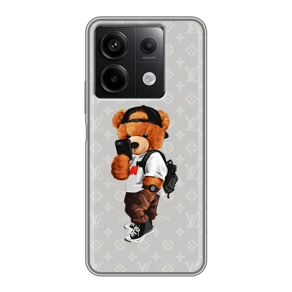 Чехол с принтом «Мишка Луи» для Xiaomi Redmi Note 13 (5G)