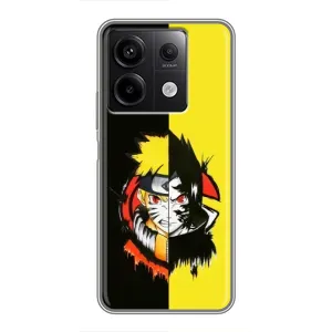 Naruto Anime Чехлы для Редми Нот 13 (5G) (AlphaPrint) (Наруто-Итачи)