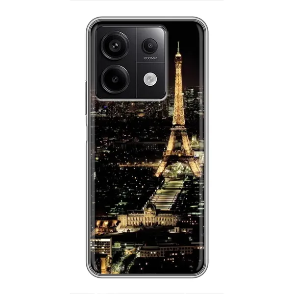 Чехол с принтом «Ночной Париж» для Xiaomi Redmi Note 13 (5G)