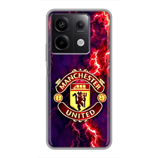 Чохол з принтом «вогняний Манчестер» для Xiaomi Redmi Note 13 (5G)