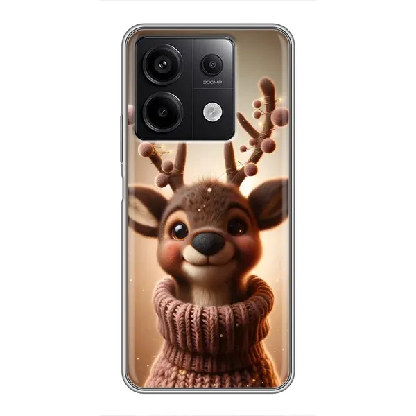 Чехол с принтом «Олень в свитере» для Xiaomi Redmi Note 13 (5G)