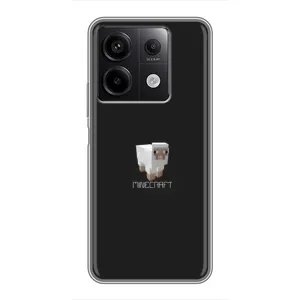 Чохол Майнкрафт на Xiaomi Redmi Note 13 (5G) (AlphaPrint) Minecraft (Овечка Майнкрафт)