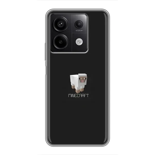 Чехол с принтом «Овечка Майнкрафт» для Xiaomi Redmi Note 13 (5G) Чехол с принтом «Овечка Майнкрафт» для Xiaomi Redmi Note 13 (5G)
