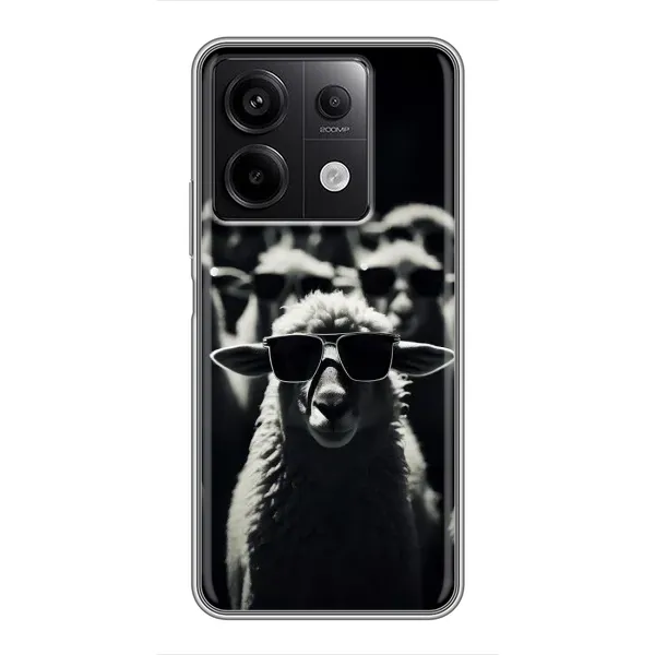Чохол з принтом «Овечка в окулярах» для Xiaomi Redmi Note 13 (5G) Чохол з принтом «Овечка в окулярах» для Xiaomi Redmi Note 13 (5G)
