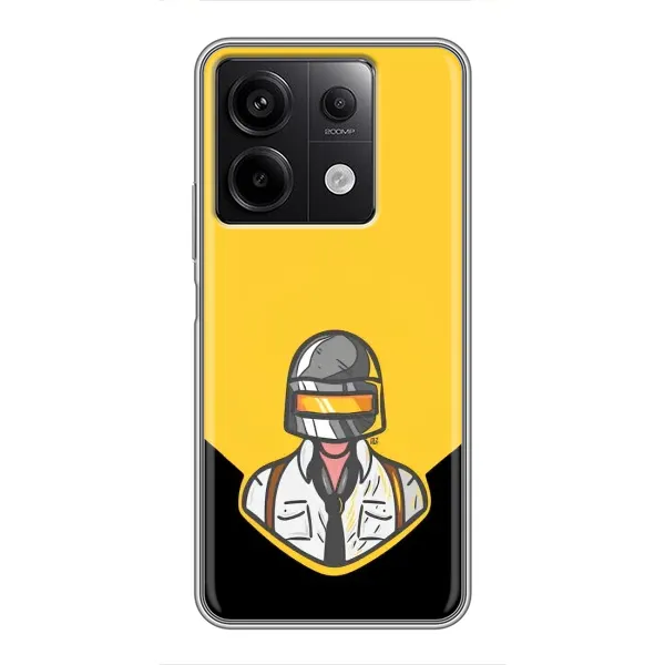 Чехол с принтом «Пабг в шлеме» для Xiaomi Redmi Note 13 (5G) Чехол с принтом «Пабг в шлеме» для Xiaomi Redmi Note 13 (5G)