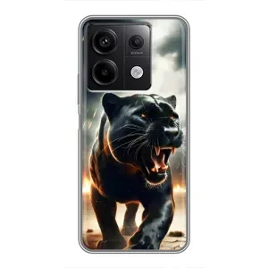 Чехол с картинкой «Хищники» для Xiaomi Redmi Note 13 (5G) (Черная пантера)