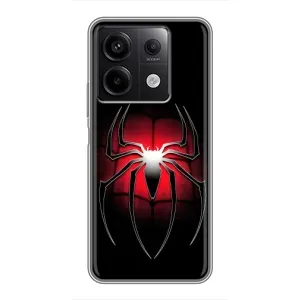 Чехол с человеком пауком для Xiaomi Redmi Note 13 (5G) - (AlphaPrint) (Паук марвел)