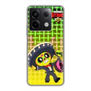 Чехлы Brawl Stars для Xiaomi Redmi Note 13 (5G) (AlphaPrint) (Поко в самбреро)