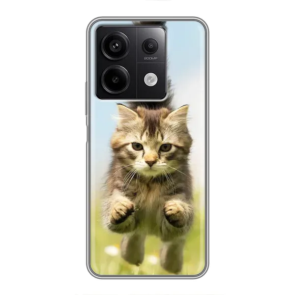 Чохол з принтом «Прижок кота» для Xiaomi Redmi Note 13 (5G)