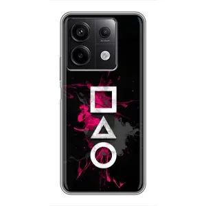 Чохол Гра в кальмара для Xiaomi Redmi Note 13 (5G) (Символи Гра кальмара)