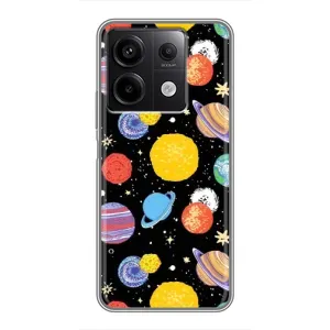 Космические Чехлы для Редми Нот 13 (5G) (VPrint) (Рисованные планеты)