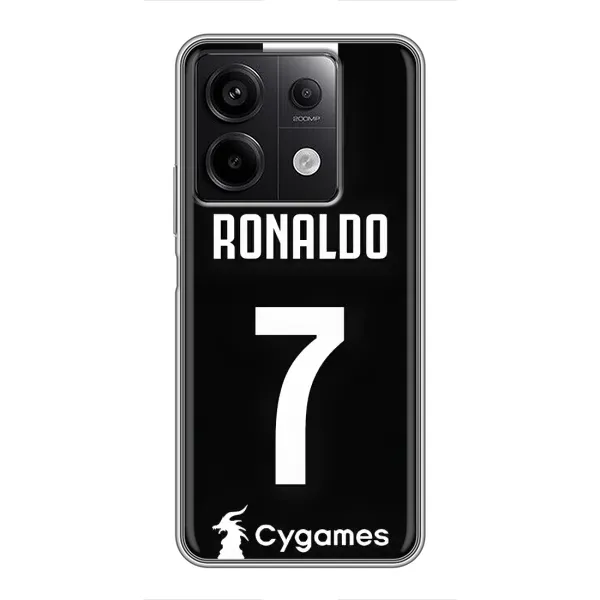 Чехол с принтом «RONALDO 7» для Xiaomi Redmi Note 13 (5G)