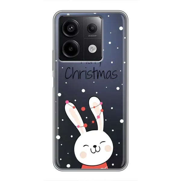 Чохол з принтом «Різдвяний заєць» для Xiaomi Redmi Note 13 (5G)