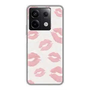 Чохол з розовим принтом для Xiaomi Redmi Note 13 (5G) (Рожеві губи)