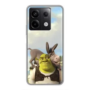 Чохол з мультфільмом Шрек на Xiaomi Redmi Note 13 (5G) (Шрек та Осел)
