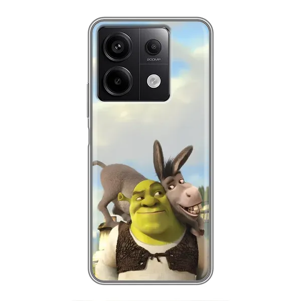 Чохол з принтом «Шрек та Осел» для Xiaomi Redmi Note 13 (5G) Чохол з принтом «Шрек та Осел» для Xiaomi Redmi Note 13 (5G)