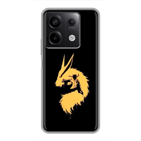 Чехол с принтом «силуэт Курама Наруто» для Xiaomi Redmi Note 13 (5G)
