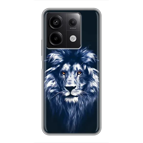 Чехол с принтом «Синий Лев» для Xiaomi Redmi Note 13 (5G)
