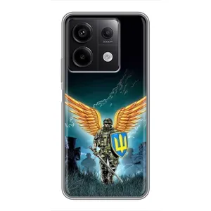 Чехлы с картинкой ЗСУ для Xiaomi Redmi Note 13 (5G) (AlphaPrint) (Солдат ЗСУ)