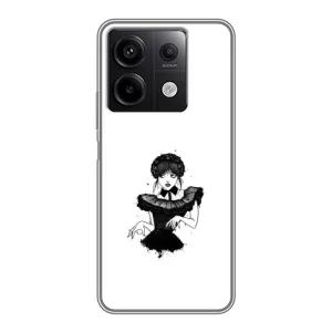 Чехлы Венсдей на Xiaomi Redmi Note 13 (5G) Уэнсдей (AlphaPrint) (танец Уэнздей)