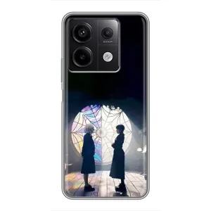 Чехлы Венсдей на Xiaomi Redmi Note 13 (5G) Уэнсдей (AlphaPrint) (Уэнздей и Инид)