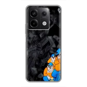 Чехлы с крутыми принтами для Xiaomi Redmi Note 13 (5G) - (PREMIUMPrint) (Воры)