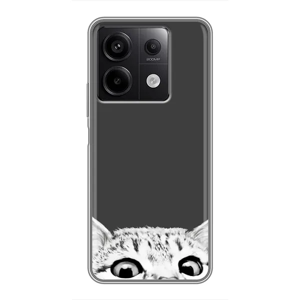 Чохол з принтом «Виглядає котик» для Xiaomi Redmi Note 13 (5G)