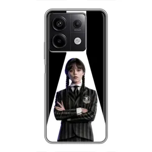 Чехлы Венсдей на Xiaomi Redmi Note 13 (5G) Уэнсдей (AlphaPrint) (W-Wednesday)