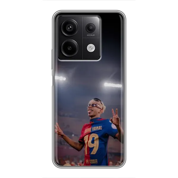 Чохол з принтом «Ямаль на стадіоні» для Xiaomi Redmi Note 13 (5G)