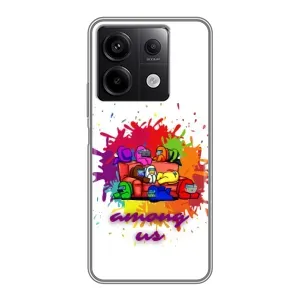 Чехол Амонг Ас для Xiaomi Redmi Note 13 (5G) (AlphaPrint) (Яркий АмонгАс)