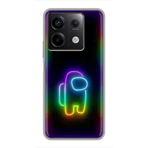 Чехол Амонг Ас для Xiaomi Redmi Note 13 (5G) (AlphaPrint) (Яркий скин)
