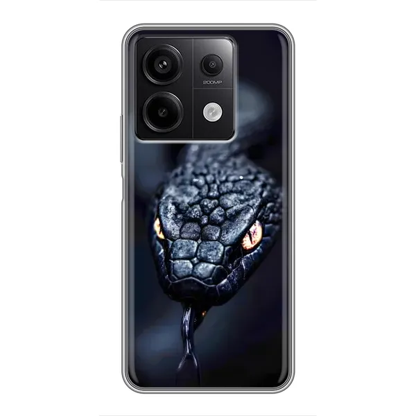 Чехол с принтом «Черная змея» для Xiaomi Redmi Note 13 (5G) Чехол с принтом «Черная змея» для Xiaomi Redmi Note 13 (5G)