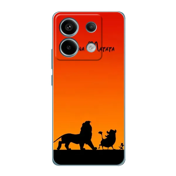 Чехол с принтом «Акуна Матата закат» для Xiaomi Redmi Note 13 Pro (5G)