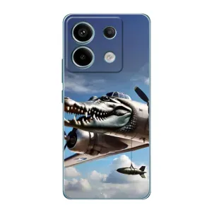 Чехол с мемом Тралалело тралала на Xiaomi Redmi Note 13 Pro (5G) (Бомбардиро крокодило)