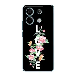 Чехлы для любимой на Сяомі Редмі Нот 13 Про (5G) (VPrint) (Квіти LOVE)