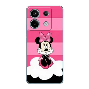Эксклюзивный чехол для Xiaomi Redmi Note 13 Pro (5G) (AlphaPrint - Мультяшные) (Девочка Maus)