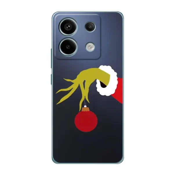 Чехол с принтом «Гринч с игрушкой» для Xiaomi Redmi Note 13 Pro (5G) Чехол с принтом «Гринч с игрушкой» для Xiaomi Redmi Note 13 Pro (5G)