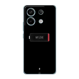 Чехлы для любимой на Сяомі Редмі Нот 13 Про (5G) (VPrint) (Love battery)