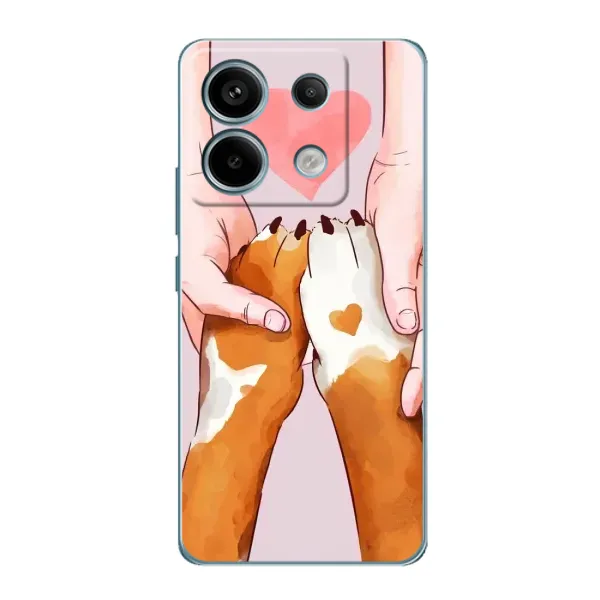 Чохол з принтом «Любовь до собак» для Xiaomi Redmi Note 13 Pro (5G)