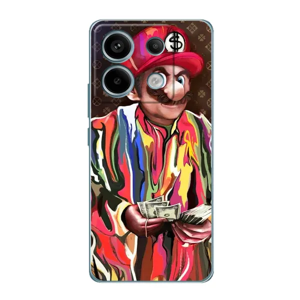 Чехол с принтом «Mario LV» для Xiaomi Redmi Note 13 Pro (5G)