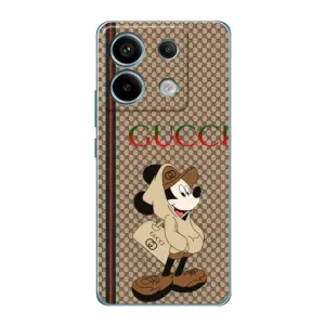 Чохли  GUCCI для Сяомі Редмі Нот 13 Про (5G) (AlphaPrint) (Mickey GUCCI)
