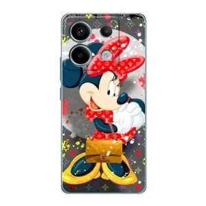 Чохол Disney Mouse Xiaomi Redmi Note 13 Pro (5G) (PREMIUMPrint) (Minni з бантіком)