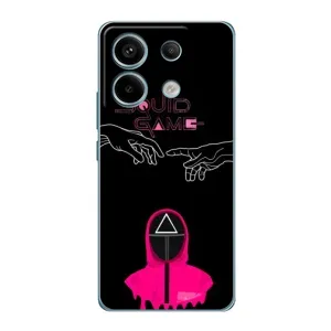 Чехол Гра в кальмара для Xiaomi Redmi Note 13 Pro (5G) (Минимализм Игра кальмара)