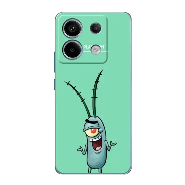Чохол з принтом «Персонаж Планктон» для Xiaomi Redmi Note 13 Pro (5G)